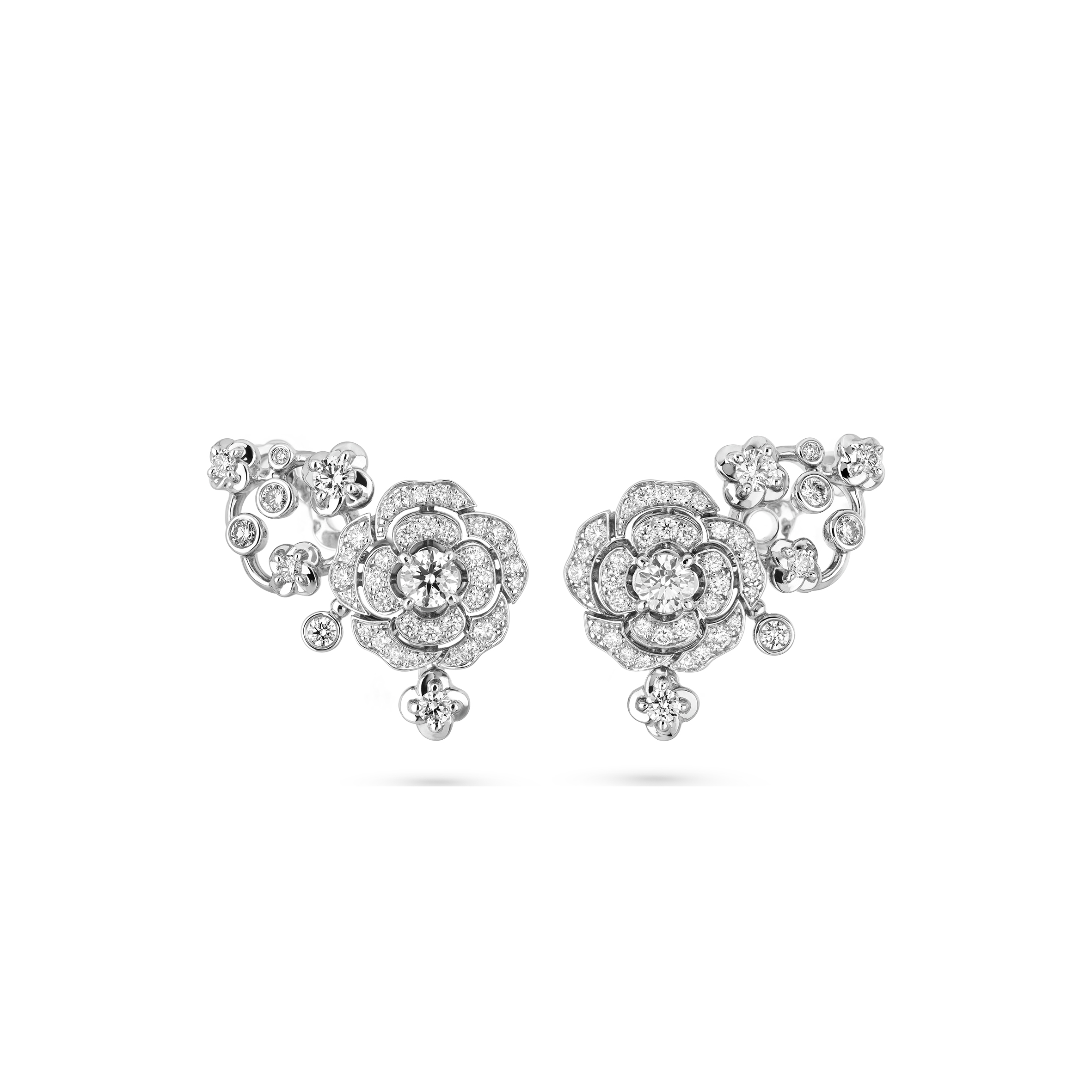 CHANEL BOUTON DE CAMÉLIA EARRINGS J12039